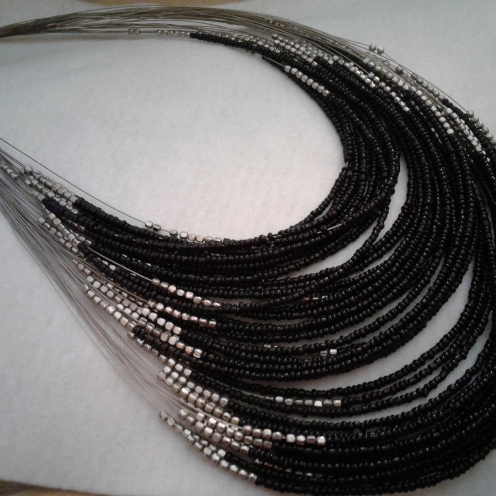 Beautiful Beaded Bib Necklace